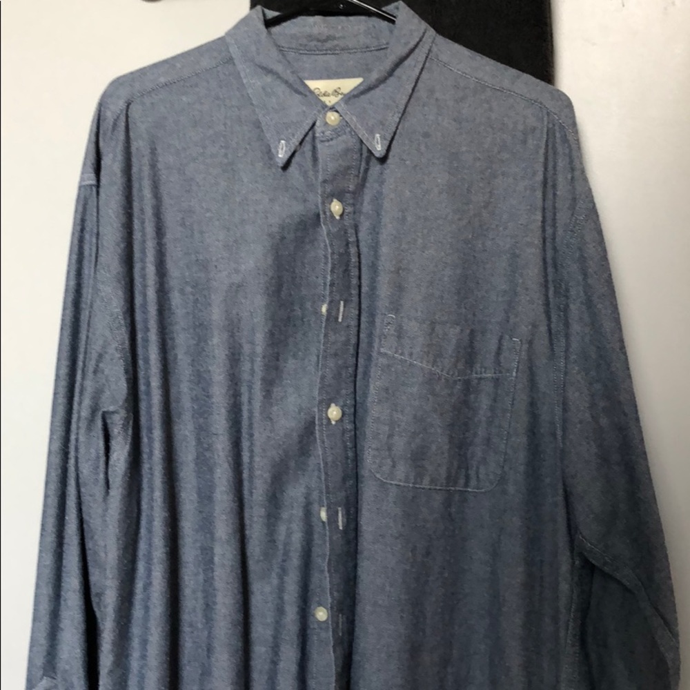 Eddie Bauer Denim Blue Casual Shirt